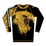 Rash Guard (Long Sleeve) - Gold Screaming Eagle*