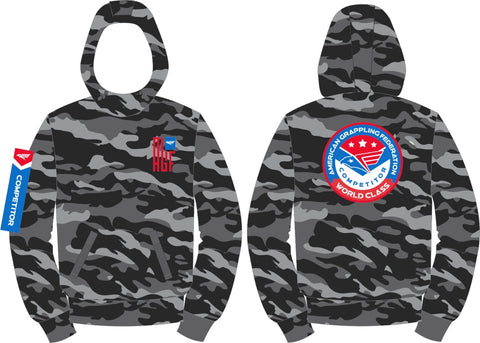 Hoodie - 3 Patch Competitor Camo